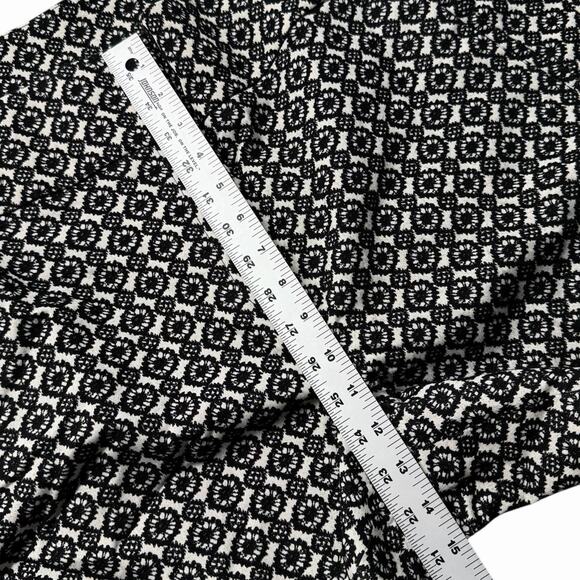 Lane Bryant Tapered Pants Womens Plus Sz 24 Black White Jacquard Stretch - Picture 6 of 10